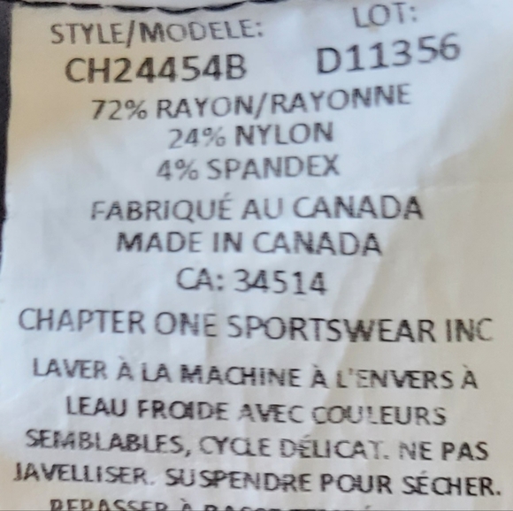 3/$25 Jules and Leopold floral skinny crops, size L - Picture 5 of 8